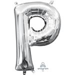 M.16'' LETTRE P  ARGENT