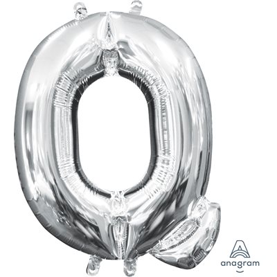 16'' M. LETTER Q SILVER