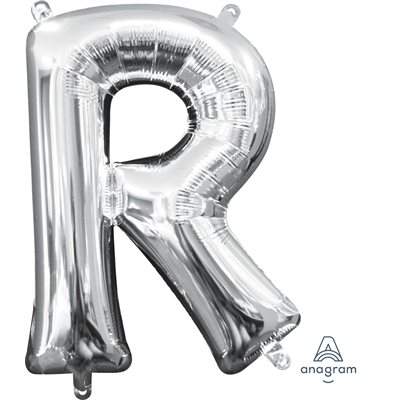 16''M.LETTER R SILVER
