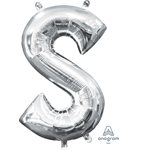 M.16'' LETTRE S ARGENT