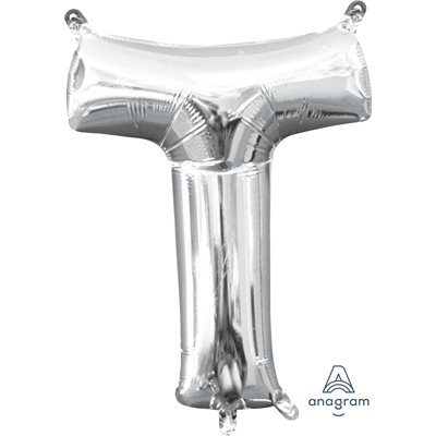 16'' M. LETTER T SILVER