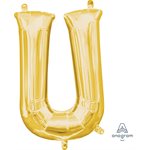 16''M.GOLD LETTER U