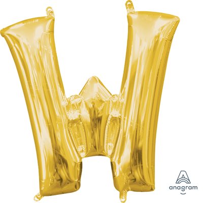 16''M.GOLD LETTER W