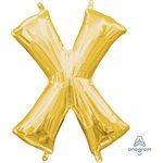 16''M.GOLD LETTER X
