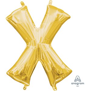 16''M.GOLD LETTER X