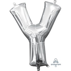 16'' M.LETTER Y SILVER