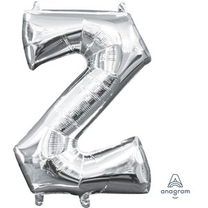 16'' M. LETTER Z SILVER