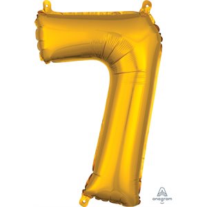 16''M.GOLD NUMBER 7