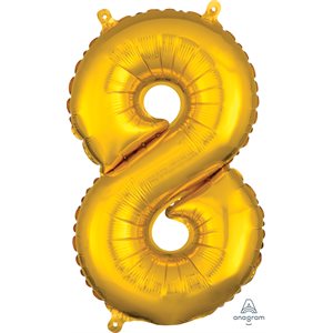 16''M.GOLD NUMBER 8