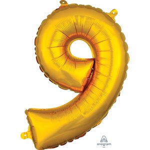 16''M.GOLD NUMBER 9