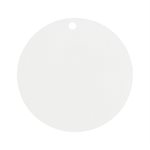 Marque-place rond Blanc Ø 4.7 cm Sachet de 10 pièces