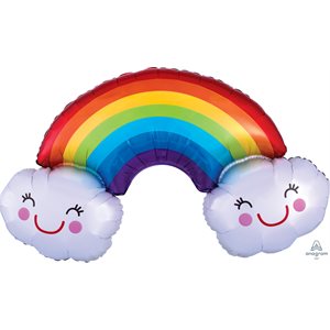 M.37'' RAINBOW WITH CLOUDS H / S