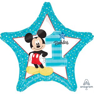 M.18'' MICKEY FIRST BIRTHDAY