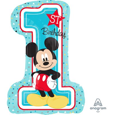 M.28'' MICKEY FIRST BIRTHDAY H / S