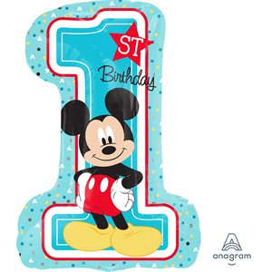 M.28'' MICKEY FIRST BIRTHDAY H / S