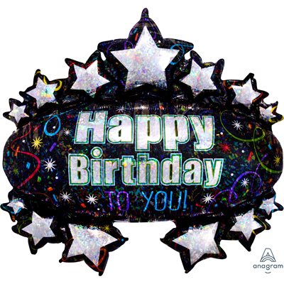 M.31'' BRILLANT BIRTHDAY MARQUEE H / S M.31'' BRILLANT BIRTHDAY MARQUEE H / S