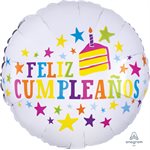 M.18'' FELIZ CUMPLEANOS STAR