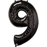34'' M.NUMBER 9 BLACK QTX