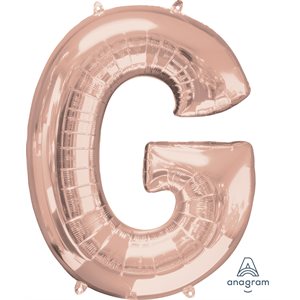 M.34'' LETTRE G ROSE GOLD H / S