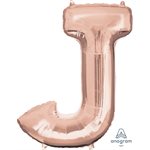 34''M. J LETTER ROSE GOLD H / S