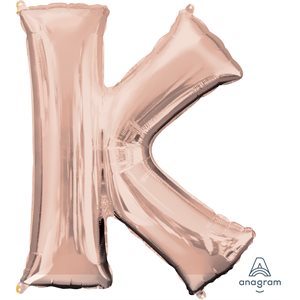 34''M. K LETTER ROSE GOLD H / S