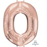 M.34'' LETTRE O ROSE GOLD H / S