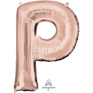 M.34'' LETTRE P ROSE GOLD H / S