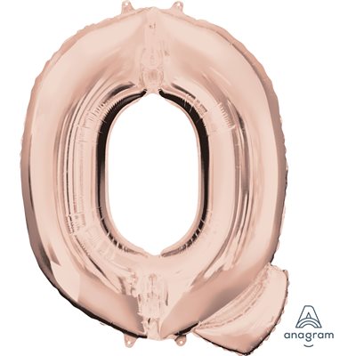 M.34'' LETTRE Q ROSE GOLD H / S