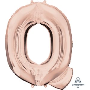 M.34'' LETTRE Q ROSE GOLD H / S