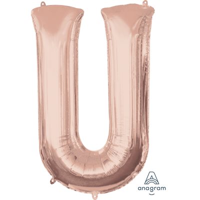 34''M. U LETTER ROSE GOLD H / S