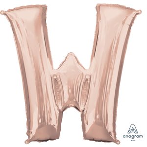 34''M. LETTER W ROSE GOLD H / S