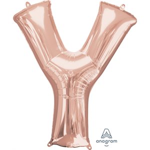 M.34'' LETTRE Y ROSE GOLD H / S