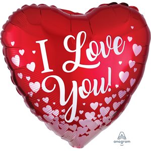 18'' M. ROSE GOLD HEART
