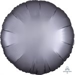 M.18'' ROND PLATINIUM SATIN