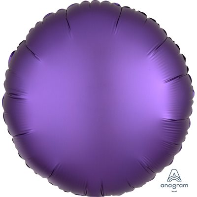 M.18'' ROND PURPLE ROYAL SATIN M.18'' ROND PURPLE ROYAL SATIN