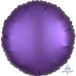 M.18'' ROND PURPLE ROYAL SATIN
