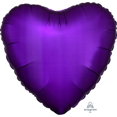 M.18'' COEUR PURPLE ROYAL SATIN M.18'' COEUR PURPLE ROYAL SATIN