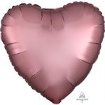 M.18''  COEUR ROSE COPPER SATIN
