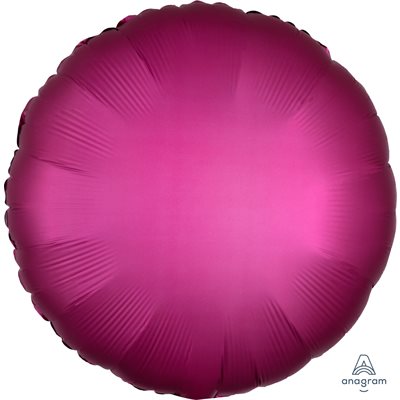 M.18'' ROND POMME GRENADE SATIN M.18'' ROND POMME GRENADE SATIN