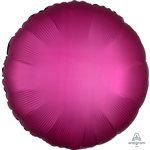 18'' M. ROUND POMMEGRANATE SATIN
