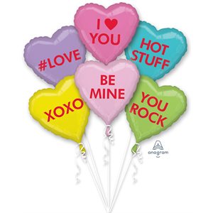 M.CANDY HEARTS-BOUQUET