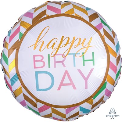 28'' M. PASTEL HAPPY BIRTHDAY H / S