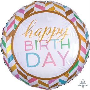 28'' M. PASTEL HAPPY BIRTHDAY H / S