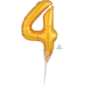 M.6'' CHIFFRE 4 OR