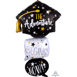 61'' M.GRAD CAP BUBBLES H / S