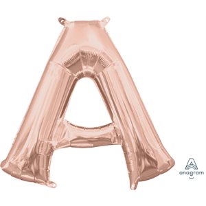 16'' M.LETTER A ROSE GOLD