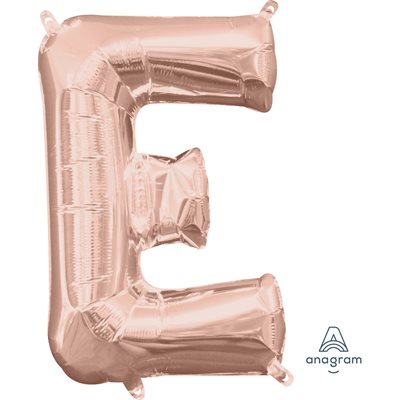 16'' M.LETTRE E ROSE GOLD