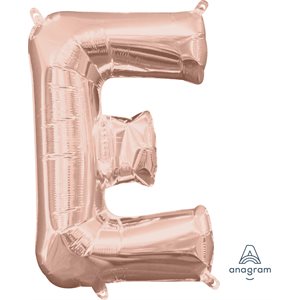 16'' M.LETTRE E ROSE GOLD