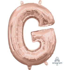 M.16'' LETTRE G ROSE GOLD