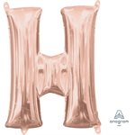 16'' H LETTRE H ROSE GOLD